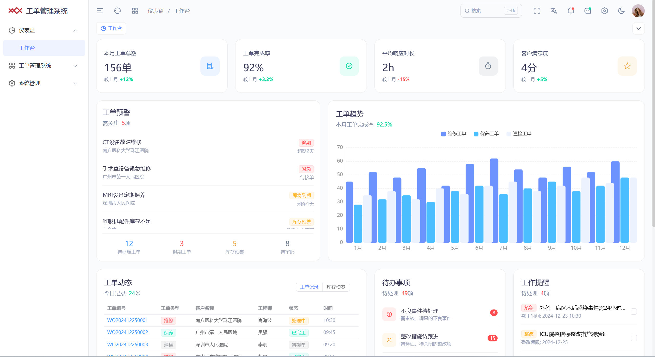 厂商工单管理系统